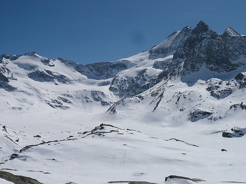 #14 petite Ciamarella : col de la petite Ciamarella descendu ce jour , et Albaron petite Ciamarella : col de la petite Ciamarella descendu ce jour , et Albaron