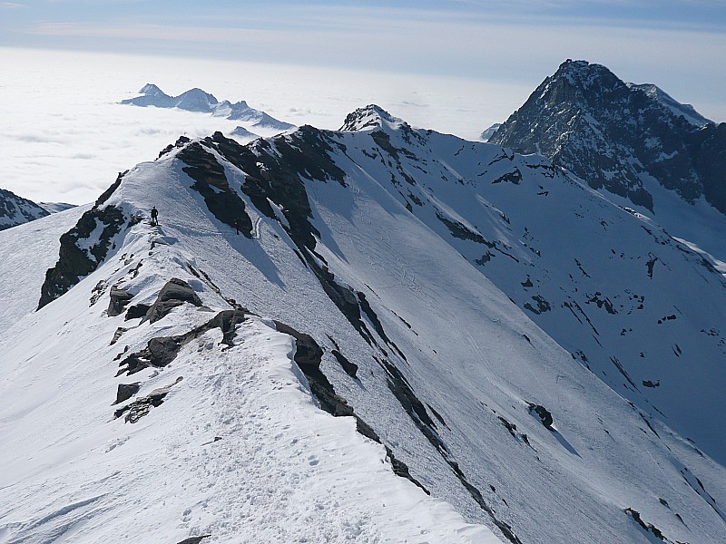 #17 Albaron : belle arête pour atteindre le sommet Albaron : belle arête pour atteindre le sommet