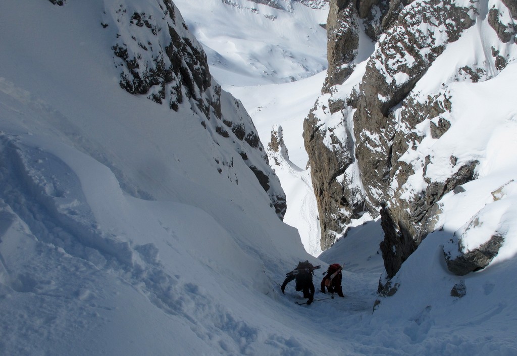 #10 Couloir Sud : Remontée à la brèche Couloir Sud : Remontée à la brèche