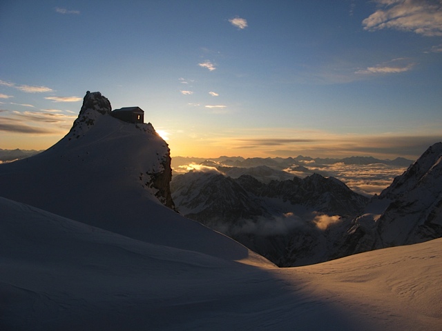 Refuge de l'Aigle : sur son perchoir