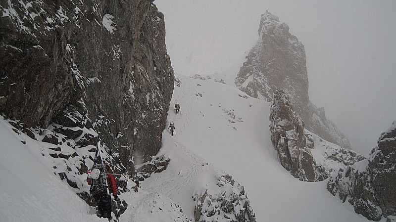 col du Monêtier : jour de mauvais temps