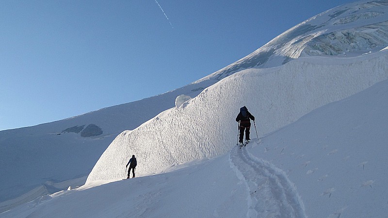 dôme des Ecrins : dans les séracs