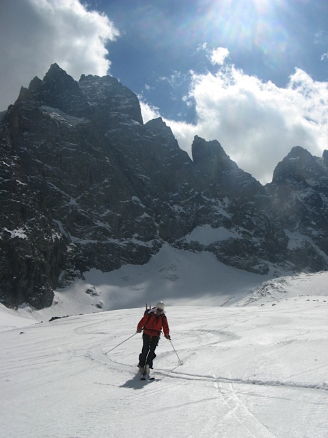 Glacier Noir : Stéphane s'applique