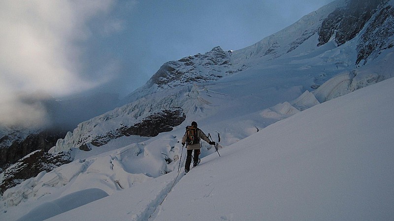 glacier de la Meije : à la recherche de son chemin