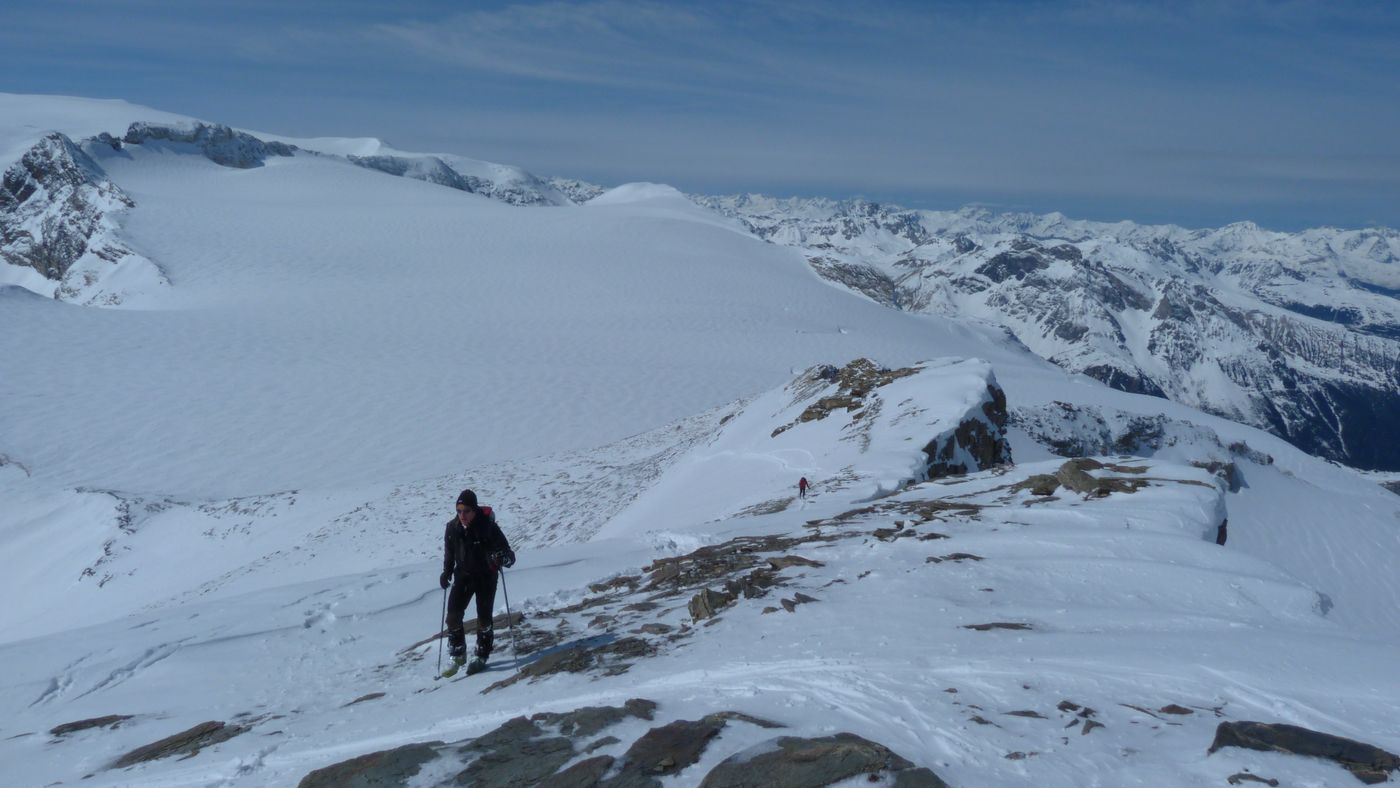 #9 Le final : Joli coup d Le final : Joli coup d'oeil sur les glaciers de la Vanoise