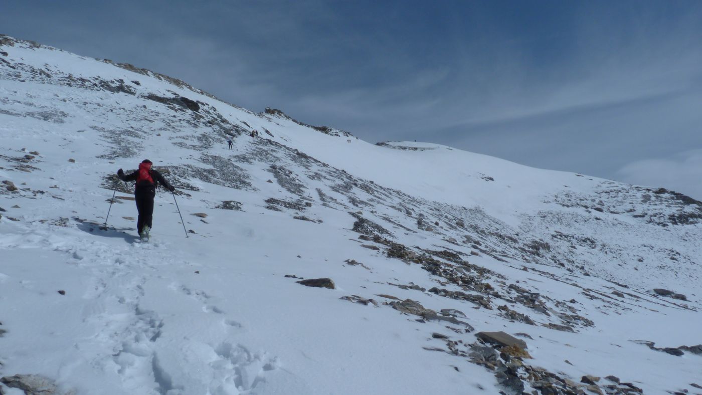 Le final : Entre neige et rochers jusqu'au sommet