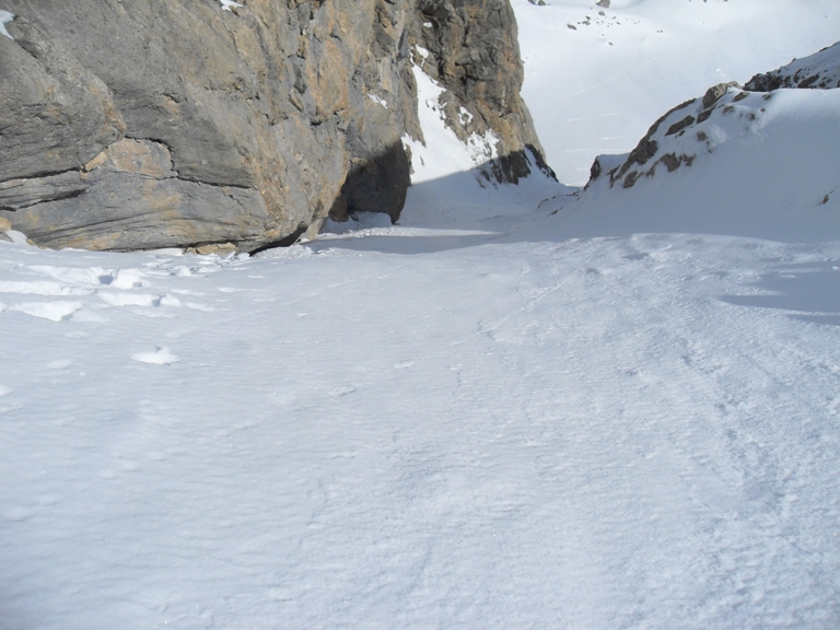 #6 Début du couloir à la descente. Début du couloir à la descente.