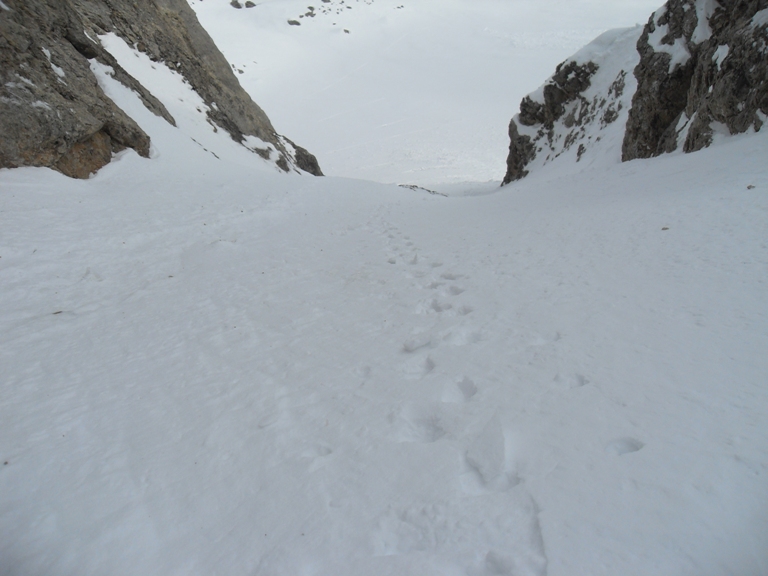 #2 1er partie du couloir à la montée. 1er partie du couloir à la montée.