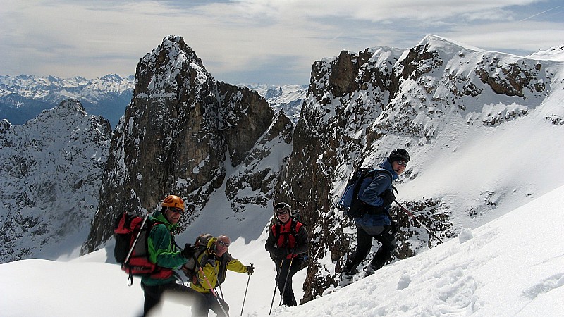 #9 Pointe de Rascrouset : Les potes. Pointe de Rascrouset : Les potes.