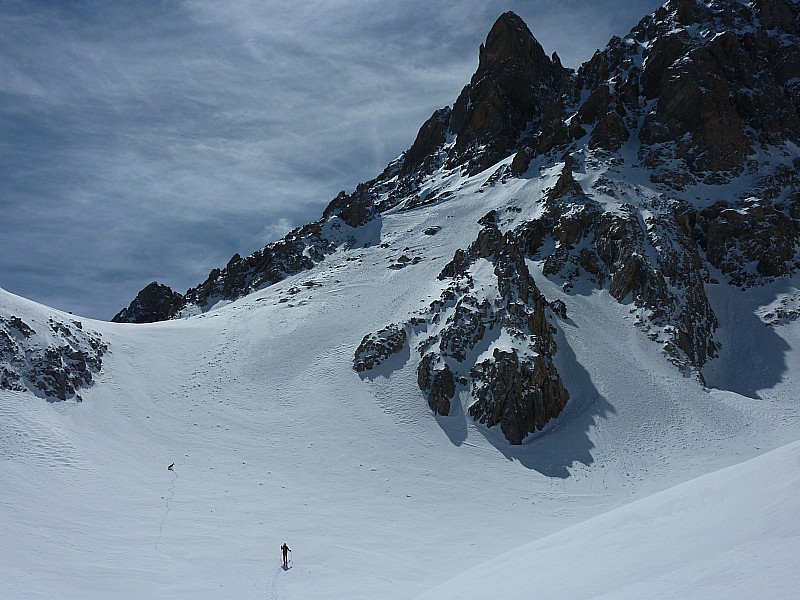 #22 Col du Riou Blanc : Le col en vue, Niouk repère surtout les chamois! Col du Riou Blanc : Le col en vue, Niouk repère surtout les chamois!