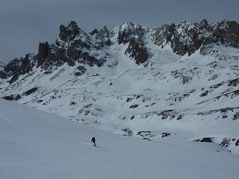 #17 Grande Tempête : Au fond: la Pointe des Cerces Grande Tempête : Au fond: la Pointe des Cerces