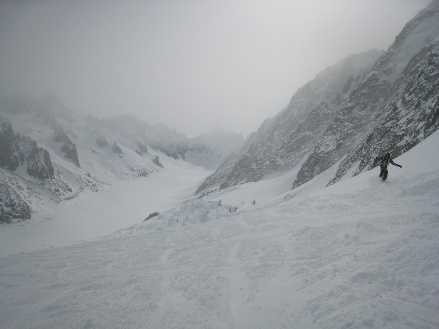 #1 Grands montets : Descente vers le glacier d Grands montets : Descente vers le glacier d'argentière