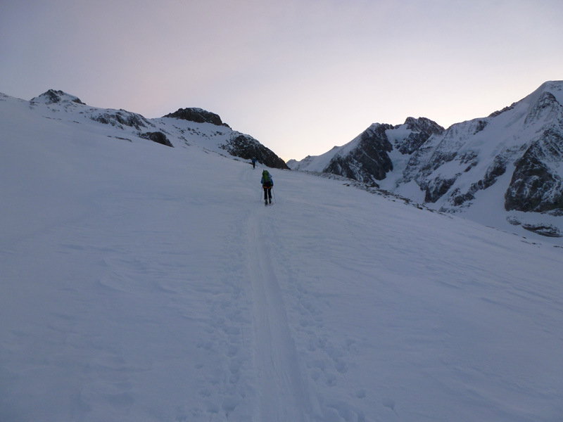#4 Julien et Marion : dans la traversée vers le glacier de Tré la Tête Julien et Marion : dans la traversée vers le glacier de Tré la Tête