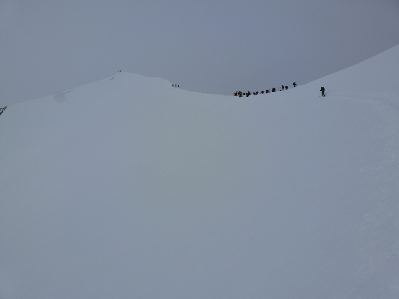 #7 le col menant au Dôme 3666m le col menant au Dôme 3666m