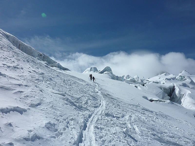 #6 Glacier du Trient : Montée vers le refuge du Trient. Glacier du Trient : Montée vers le refuge du Trient.