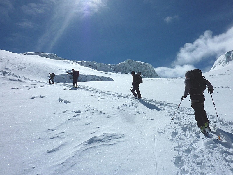 #7 Glacier du Trient : Montée vers le refuge du Trient. Glacier du Trient : Montée vers le refuge du Trient.