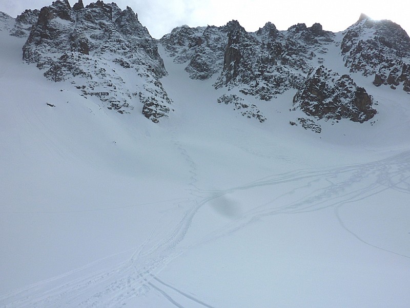 #16 Pointe d Pointe d'Orny couloir Nord : Dans le cône.