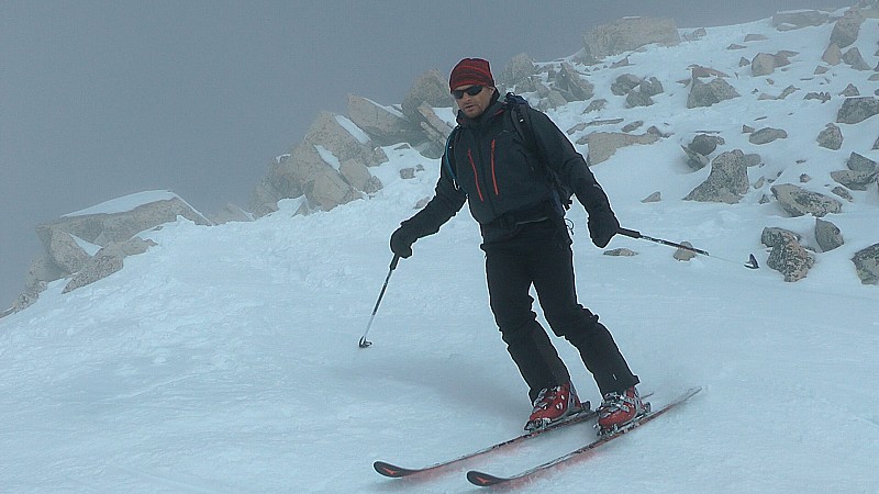#30 2824m : Début de la descente, juste 10m sous le sommet ! 2824m : Début de la descente, juste 10m sous le sommet !