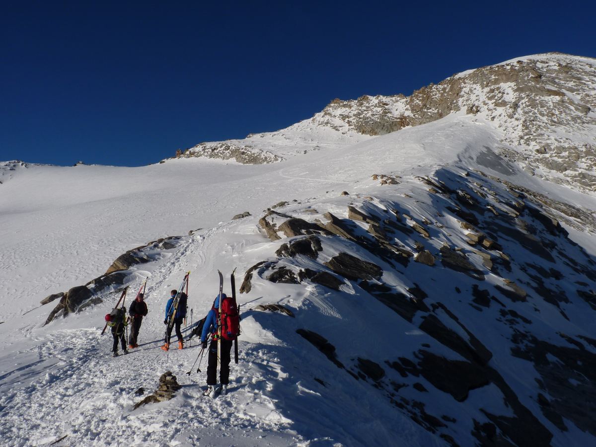 #4 Sortie du versant nord : Du Glacier de Lauson Sortie du versant nord : Du Glacier de Lauson
