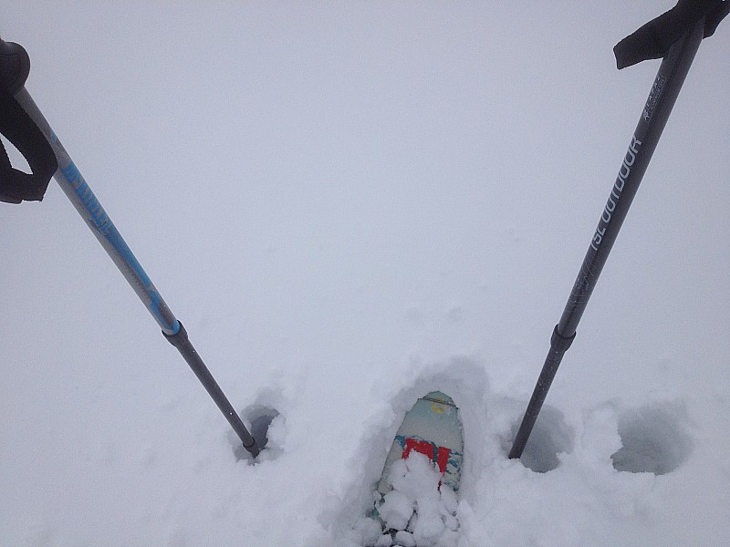 #1 neige : juste pour montrer l neige : juste pour montrer l'épaisseur de neige
