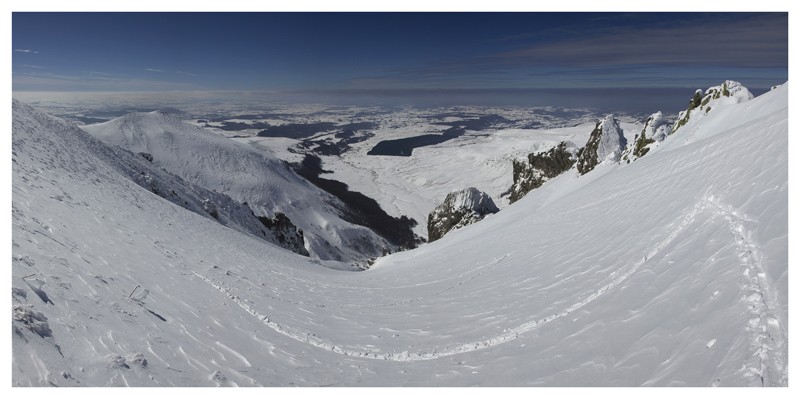 #2 Couloir en S : Vue sur la Fontaine Salée Couloir en S : Vue sur la Fontaine Salée
