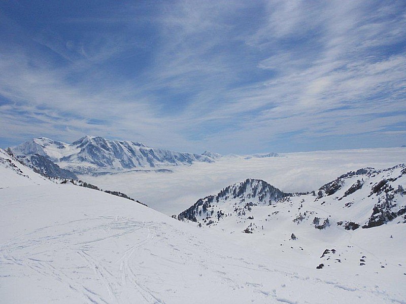 #5 Col de la Botte : Vue sur la mer de nuages. Col de la Botte : Vue sur la mer de nuages.