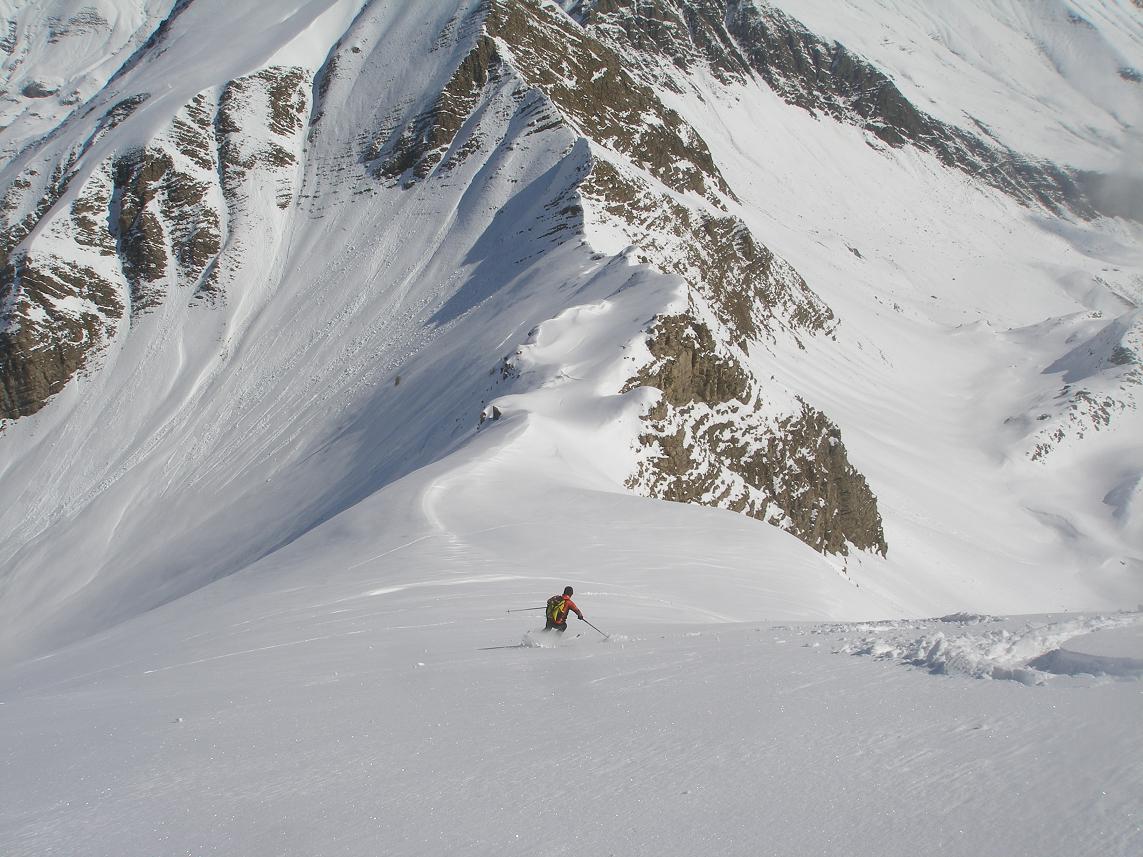 #11 en N neige un peu croutée : mais skiable en N neige un peu croutée : mais skiable