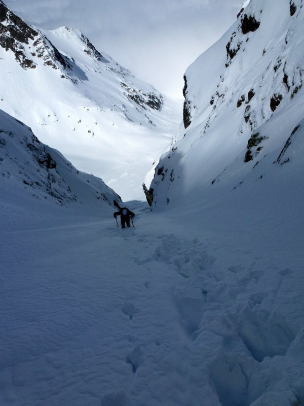 #4 Crête de la Marmottane : Remontée du couloir Crête de la Marmottane : Remontée du couloir