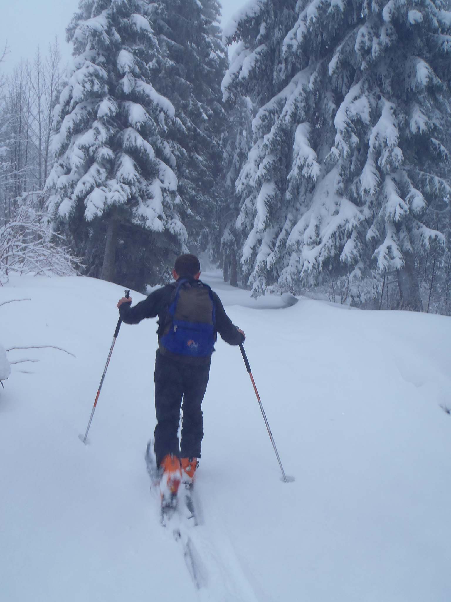 #1 Départ : Départ dans la brume et 30 cm de fraiche Départ : Départ dans la brume et 30 cm de fraiche