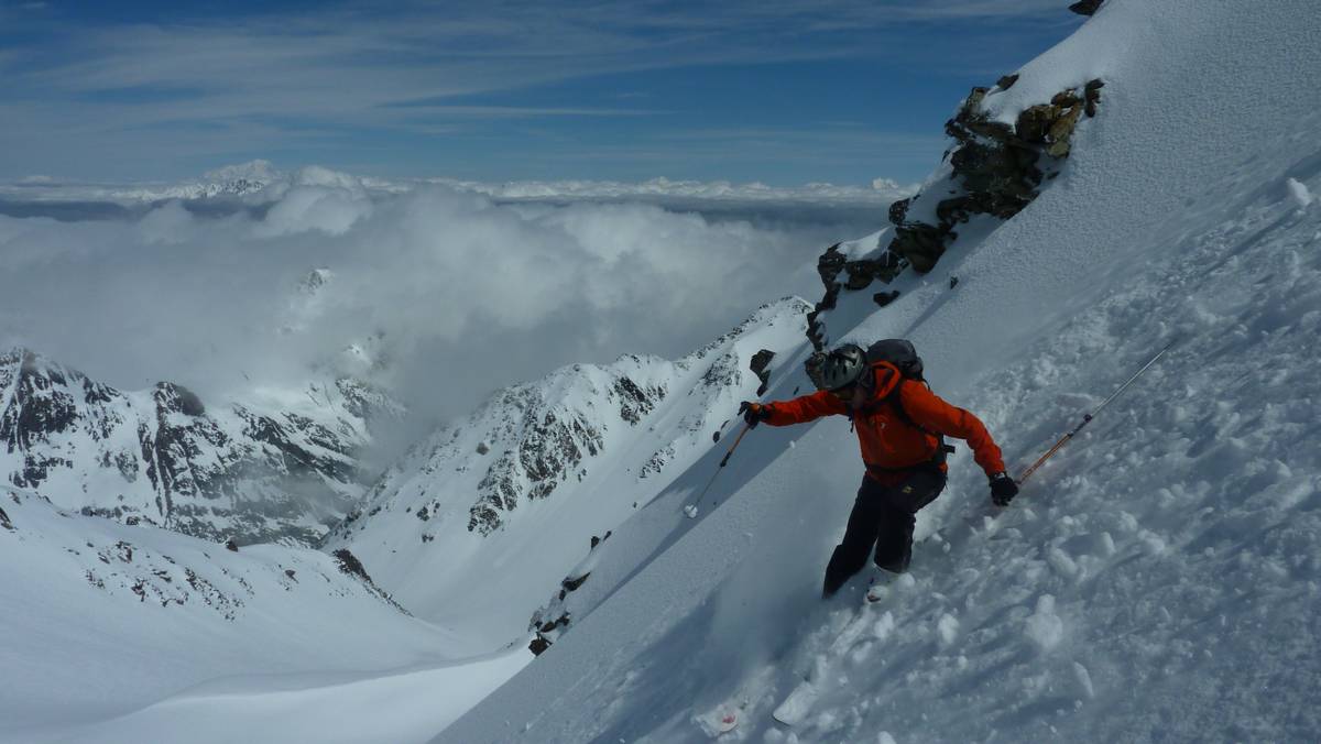 #25 Andras : bonne neige dans le couloir Andras : bonne neige dans le couloir