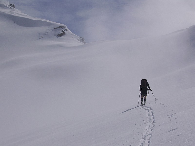 #4 sous le col d sous le col d'émy : neige humide en surface