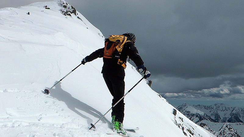 #24 2778m : départ à ski du sommet 2778m : départ à ski du sommet