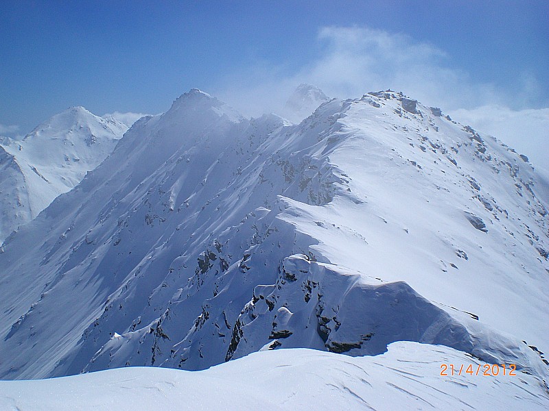 #6 Cime de Clausis : Depuis la cime de Clausis : Pointe de Chabrières, Grand Glaiza et Bric Froid. Cime de Clausis : Depuis la cime de Clausis : Pointe de Chabrières, Grand Glaiza et Bric Froid.