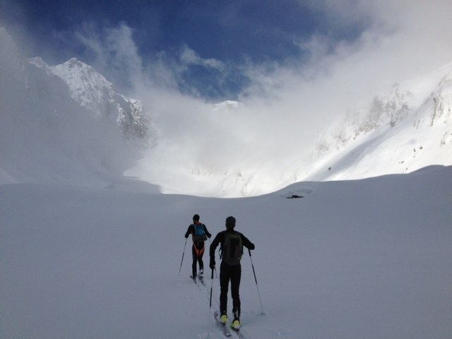 #2 ça se dégage : Vue sur le fond du glacier du Chardon ça se dégage : Vue sur le fond du glacier du Chardon