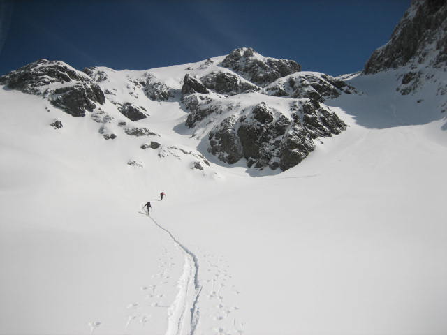 #3 Grande Lauzière Combe W : en montant dans la combe W Grande Lauzière Combe W : en montant dans la combe W