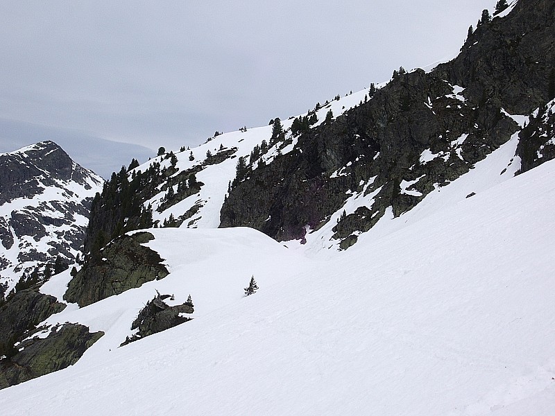 #3 Couloir accès combe vers Col : mode méfiance aujourd Couloir accès combe vers Col : mode méfiance aujourd'hui ...