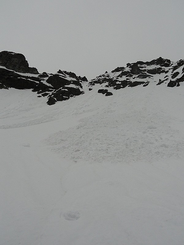 #2 Couloir du Jas des Lièvres : Bien purgé Couloir du Jas des Lièvres : Bien purgé