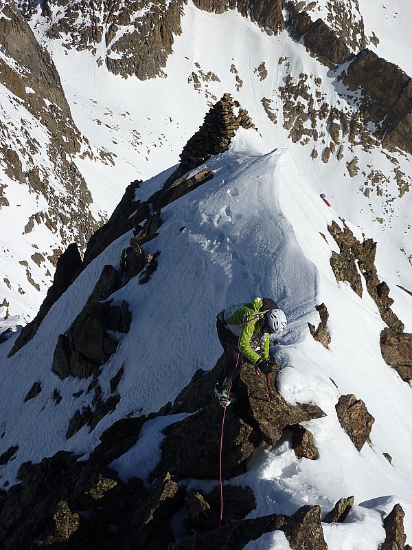 #9 Magali : Sur l Magali : Sur l'arête Ouest de la Cima del Baus