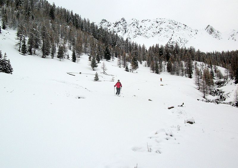 #9 fin descente : ça skie bien jusqu fin descente : ça skie bien jusqu'au lac