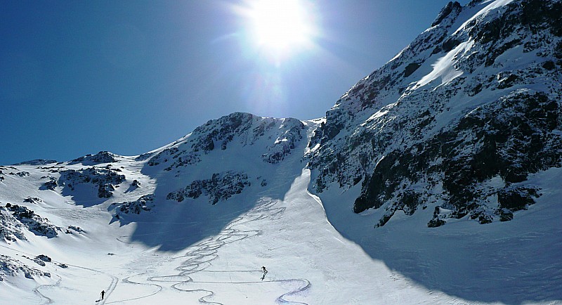 #10 Petit Van, couloir NO : Khara en termine Petit Van, couloir NO : Khara en termine