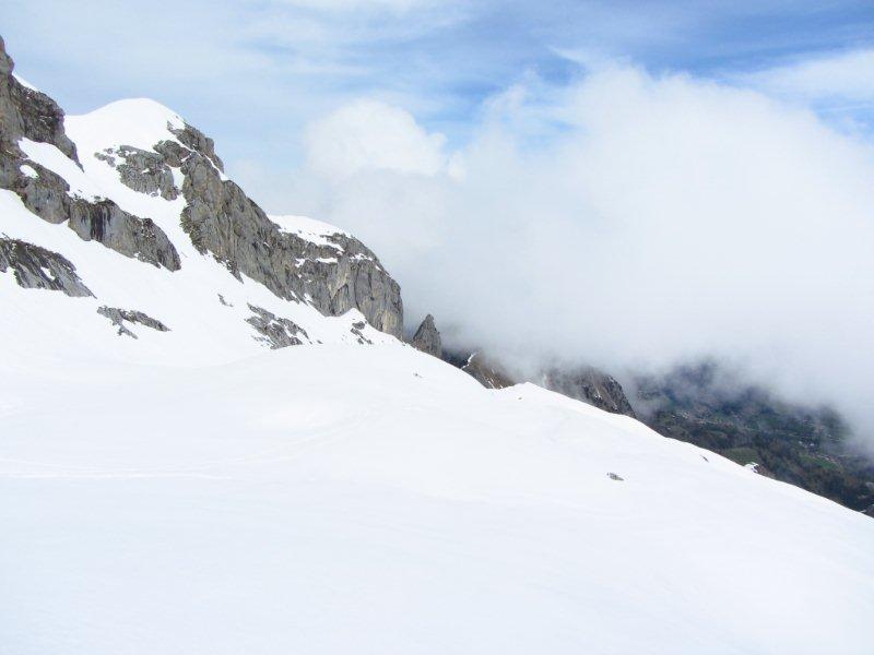 2 traces sur la voie normale : rare à la Tournette