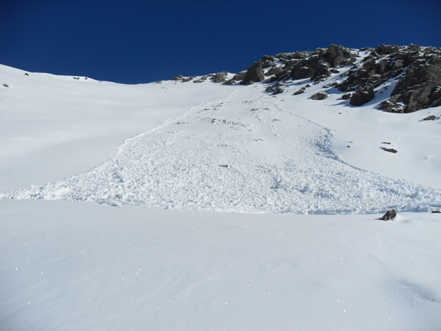 #5 coulée sous la cime de Chabrière. coulée sous la cime de Chabrière.