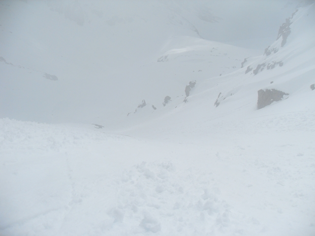 #6 Descente de la Tête du Vallon - jour blanc. Descente de la Tête du Vallon - jour blanc.