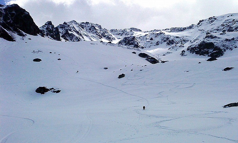 #9 Cime de la Jasse : partie croutée, mais en surf ça passe pas trop mal Cime de la Jasse : partie croutée, mais en surf ça passe pas trop mal