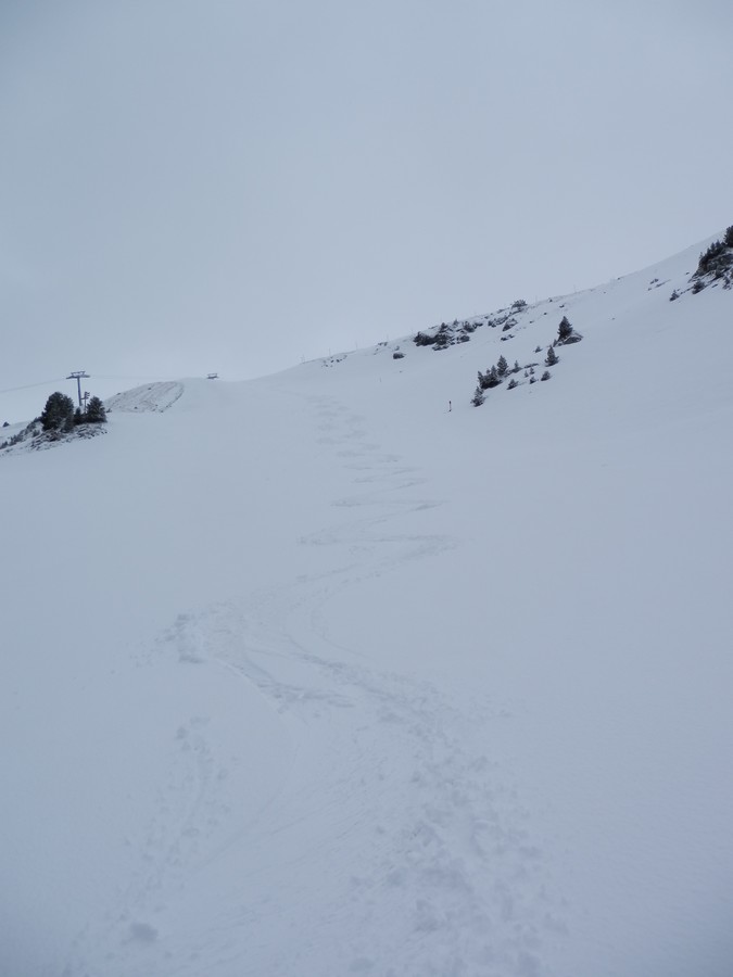 #1 Descente sous la Croix : Pas une trace ce matin, bon ski ! Descente sous la Croix : Pas une trace ce matin, bon ski !