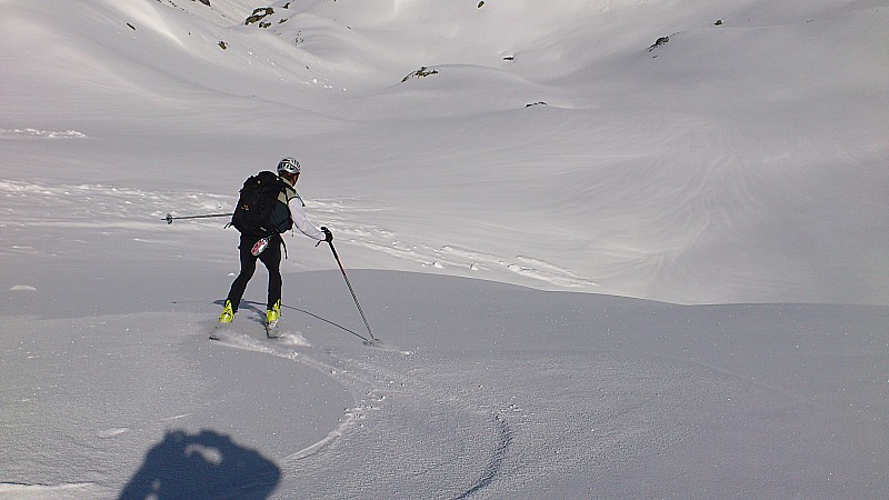 #11 Vers le lac de la Colombière : Jérôme dans la meilleure descente du jour Vers le lac de la Colombière : Jérôme dans la meilleure descente du jour