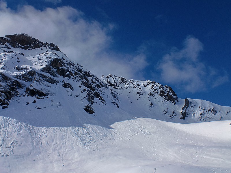 #3 aiguille du gd fond : le couloir en vu!! aiguille du gd fond : le couloir en vu!!