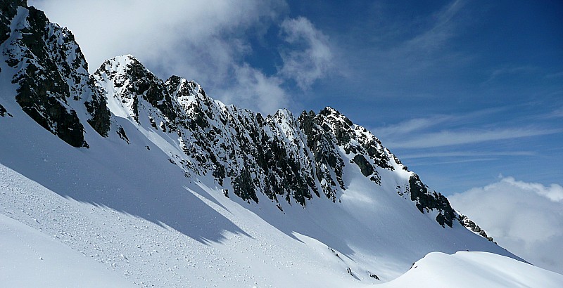 #7 Les Pointes de Jasse Bralard : Demi-tour, il fait trop chaud, les boules se forment dans les pentes et les nuages arrivent Les Pointes de Jasse Bralard : Demi-tour, il fait trop chaud, les boules se forment dans les pentes et les nuages arrivent