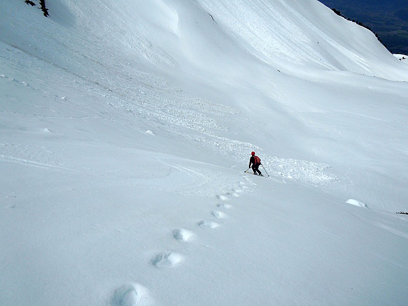 #5 Descente vers la croix 1813 : On est trop vite en bas. Descente vers la croix 1813 : On est trop vite en bas.
