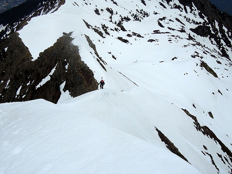 #2 Arête N Dent du Corbeau : Dernier coup de collier avant l Arête N Dent du Corbeau : Dernier coup de collier avant l'arrivée.